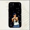 Custodia per Telefono Justin Singer B-Bieber Per iPhone 15,14,13,12,11,Pro,X,XS,Max,XR,Plus,Mini Morbida Nera