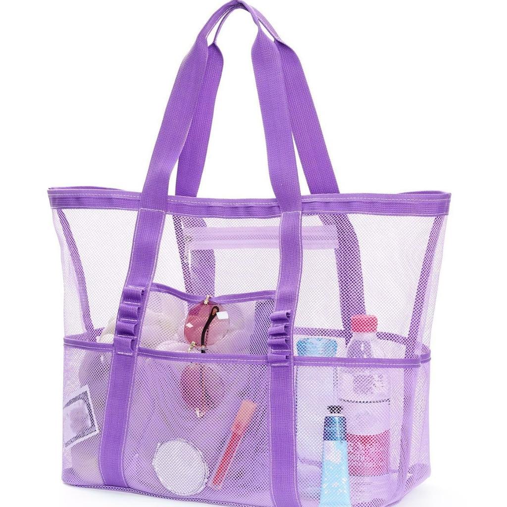 Strandtasche Große Kapazität Spielzeug Netz Schwimmtasche Multifunktional Reise Tragbar Schulter Strandtasche Badeanzug Aufbewahrungstasche