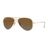 RayBan Side Leg Logo Metal Aviator Sunglasses Unisex
