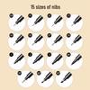 Guangna 8050 Needle Point Archival Ink Pen Set for Sketching and Outlining