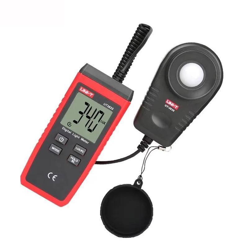 UNI-T UT383S Light Meter Luxmeter Digital 200,000 LUX Luminance Lux Fc Test Max Min Illuminometers Professional Photometer