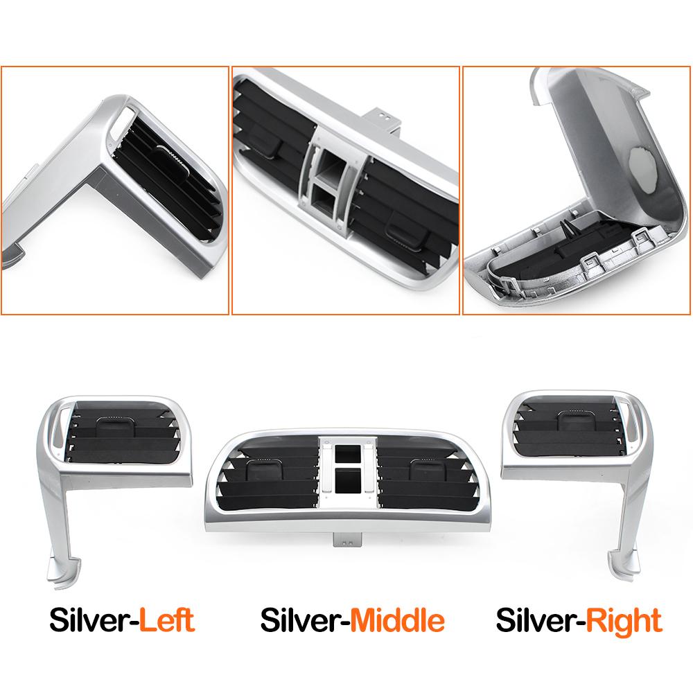 Car Left Right Center Air Conditioning AC Vent Grille Oulet Panel Cover Trim For Porsche 911 Carrera Targa GT2 GT3 997 2004-2012