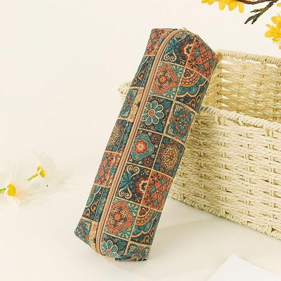 Retro Literarisches Federmäppchen Kosmetik Aufbewahrungstasche Große Kapazität Büro Kleinigkeiten Aufbewahrungstasche Student Schreibwarentasche