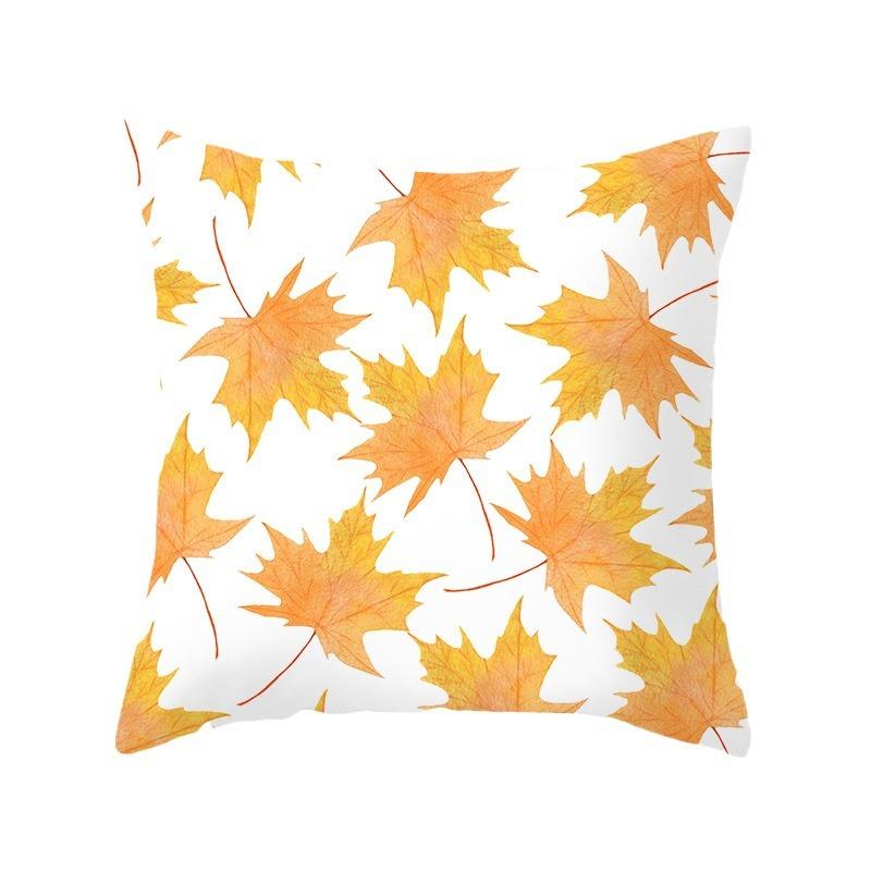 New Autumn Maple Leaf Pillowcase Home Sofa Cushion Pillowcase