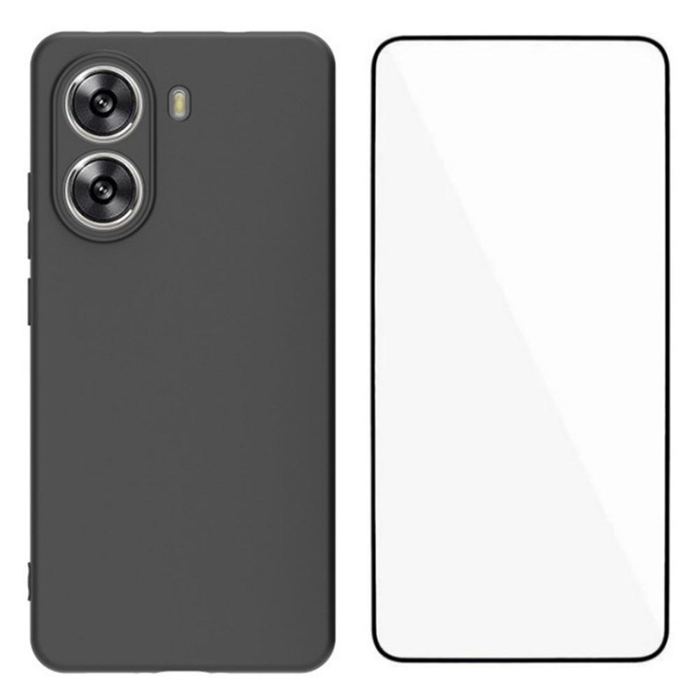 

Чехол WANLONFENG MS Series для Xiaomi Poco X7 Pro 5G TPU с матовой задней крышкой и закаленным стеклом A