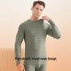 Jianjiang Men's Wool Blend Thermal Underwear Top