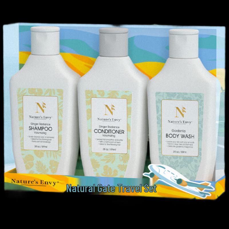 Nature s Gate Ginger & Gardenia Hair & Body Travel Set