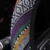 Linen Car Steering Wheel Cover Fashion National Style Auto Accessory Auto Car Wrap Cover
