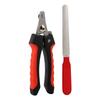 1PC Pet Dog Cat Nail Clippers Safety Guard Puppy Claw Grooming Set with Nail File(L)