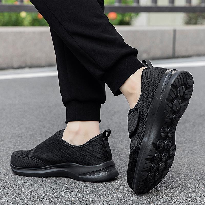 Dames Vulkaniserte Sko Ortopedi Brede Føtter Hovne Gåsko Hallux Valgus Justering Pustende Diabetessko for Kvinner