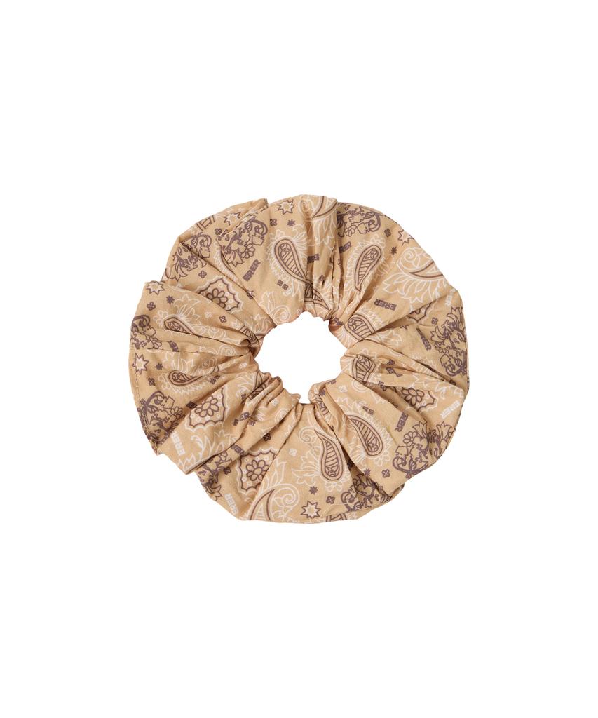 Erer Bandana Scrunchie Beige
