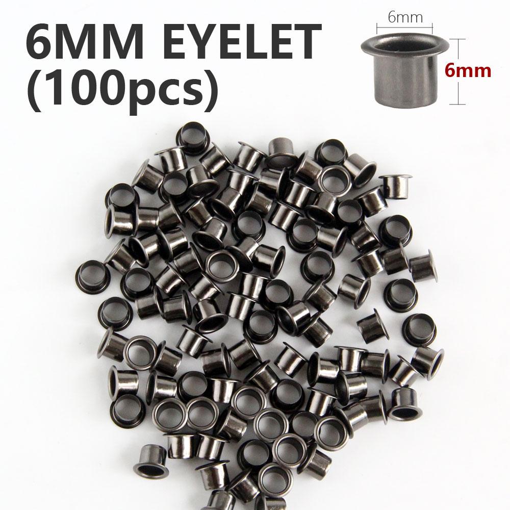 

Kydex Holster Sheath Eyelet Setting Tool Kit eyelets 6mm 7mm for DIY Hand Tool Set 6MM EYELET 100PCS