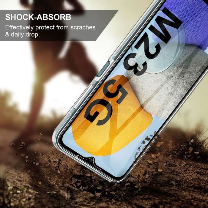 Coque de protection - Samsung - Galaxy M23 5G - Intégrale 360° - Antichoc - Transparent