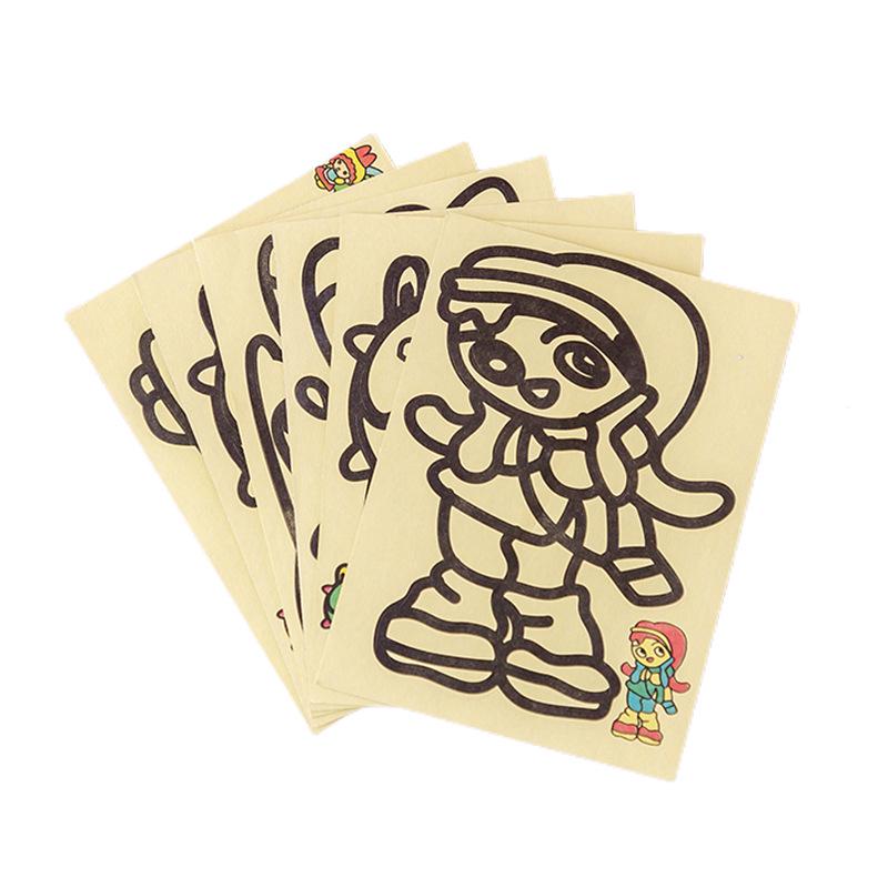 Creative DIY Sand Painting Kit for Kids - Cartoon Themed Puzzle Gift for Boys and Girls