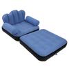 Dual Purpose Inflatable Sofa Chair Multifunction Folding Inflatable Sofa Bed and Inflatable Chair for Indoor Outdoor