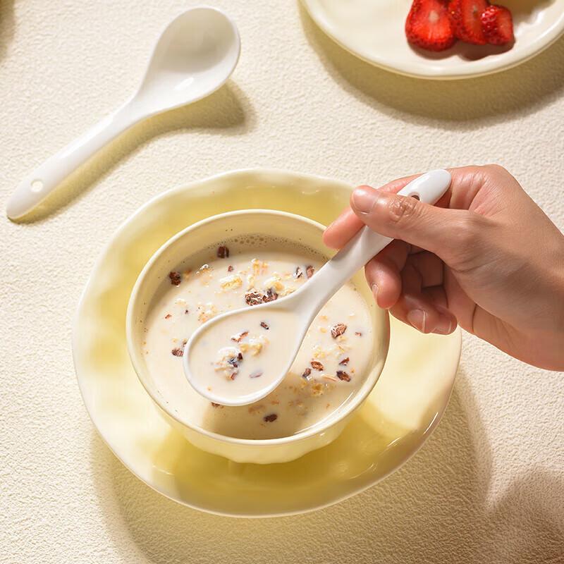 Maxcook 4-Piece Ceramic Spoon Set