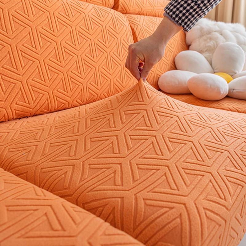 Elastic Sofa Cover Cushion Cover Sofa Hat Solid Color Sofa Cover All-inclusive Four Seasons Universal Cover Sofa Cushion Cover