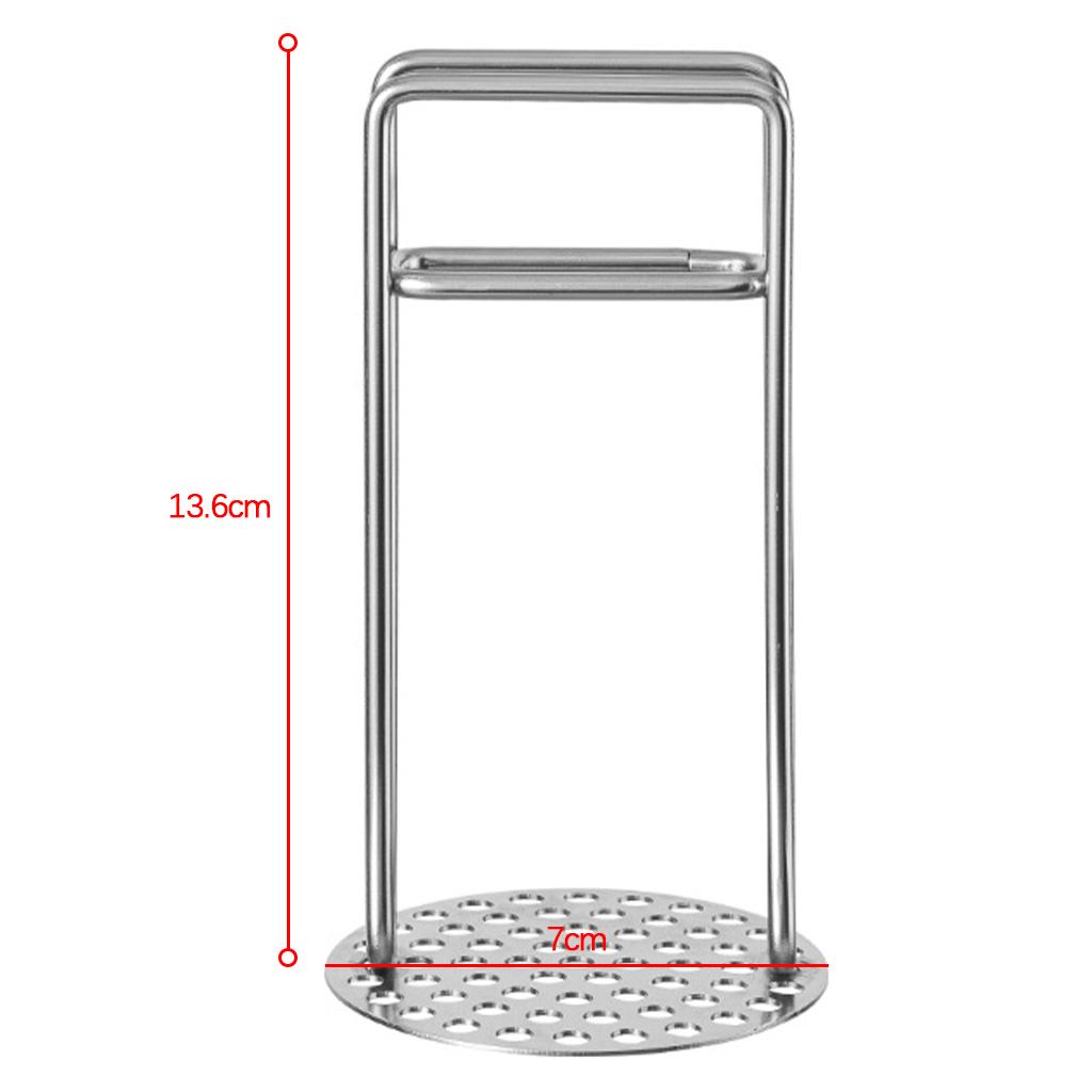 304 SUS Potato Press Stainless Steel Potato Press Manual Masher Kitchen Gadget Potato Garlic Press