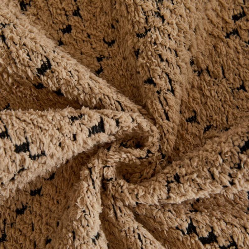 Simple Ripple Plush Sofa Cushion Home Living Room Decoration Anti Slip Backrest Towel Modern Fashion All Inclusive Quilted Universal Sofa Cover