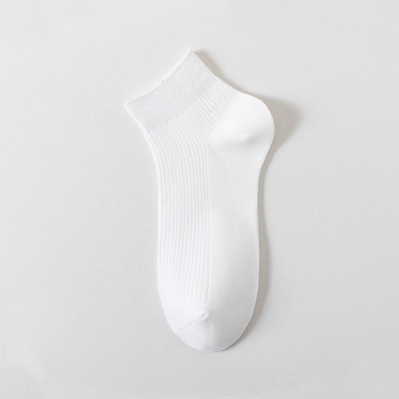 

Men s Summer Thin Commercial Cotton Deodorant Sweat Absorbing Socks 1 pair білий