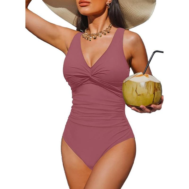 New Popular One-piece Bikini Sexy Leopard Print Splicing European and American Thin Waist Swimsuit Swimsuit