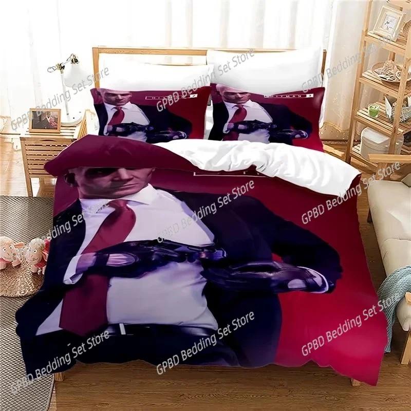 Comforter Game Hitman Killer Bedding Set For Bedroom Soft Modern S Comefortable Kids And