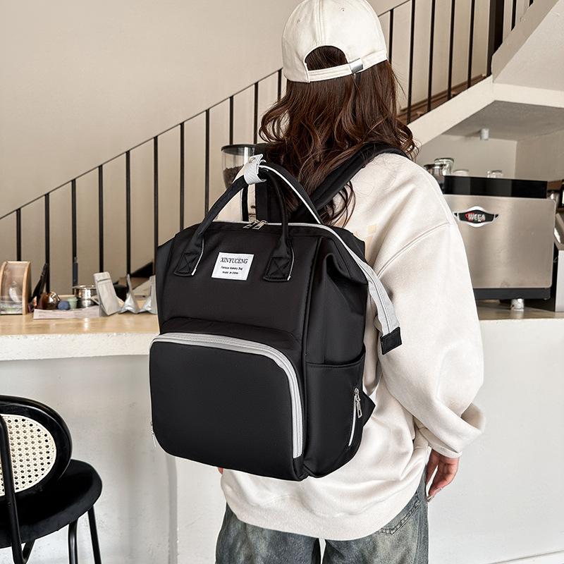 Mommy Bag New Outdoor Portable Insulated Back Milk Bag Large Capacity Multi Functional Leisure Shoulder Baby Bag