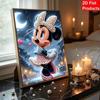 Disney Pearl Painting Set Minnie Mouse with Pearls Exquisite and Sparkling Artwork Perfect for Home Wall Decoration and Handmade Gifts