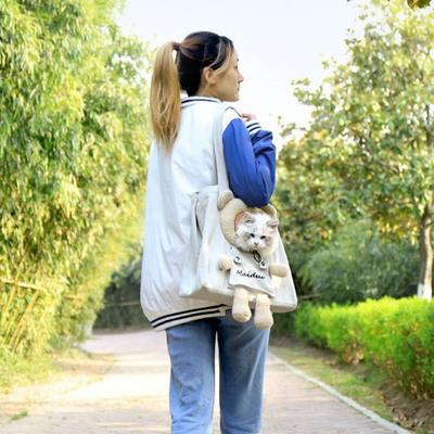 Canvas Handbag Pet Supplies Cat Shoulder Bag Pet Knapsack Tote Puppy Messenger Bag