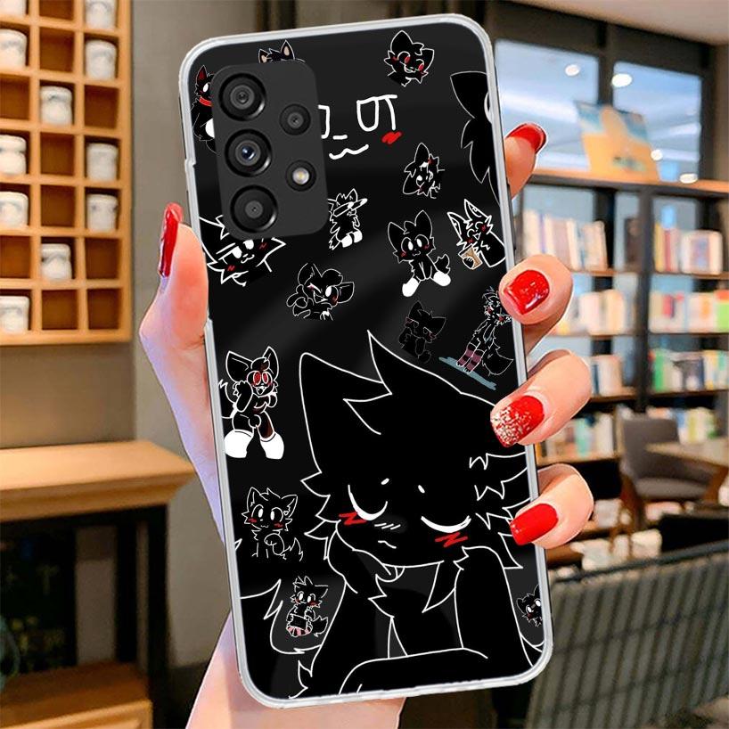 Boykisser Cat Phone Case For Samsung Galaxy A12 A22 A32 A52 A72 A02S Phone Case Note 20 Ultra 10 S10 Plus A51 A71 A50S A20S A10S