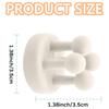 Good-Self-Adhesive Wall Mounted Hooks 4Pcs Silicone Toothbrush Holders-Multi-Function For Hanging Key Storage Ke A