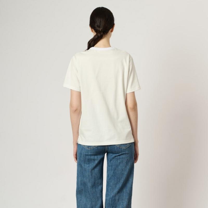 Bcbg One PoinT Half Sleeve T shirT B4m4x421