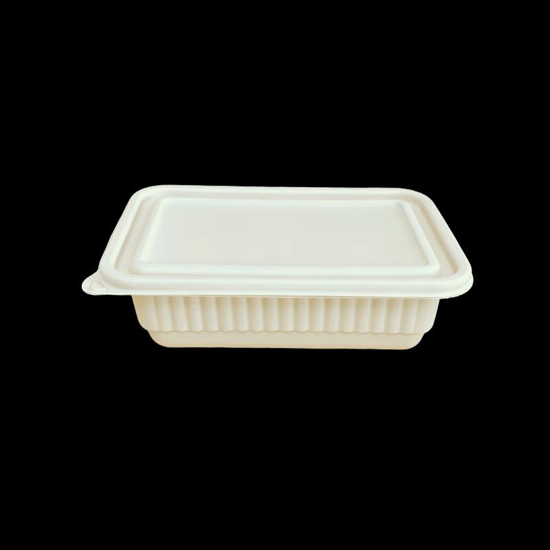 750ml Rectangular Degradable Corn Starch Food Containers