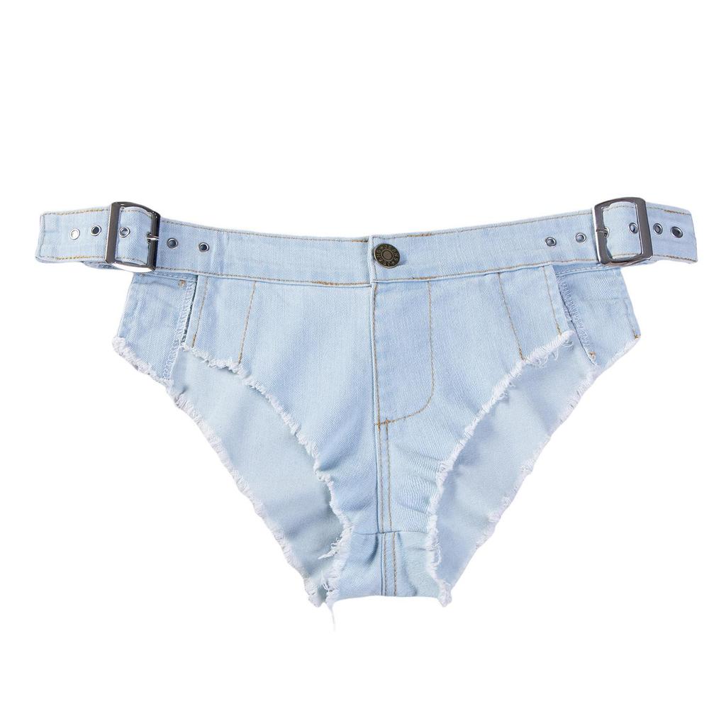 2024 European & American Low-Waist Slimming Plus Size Stretch Denim Shorts for Women