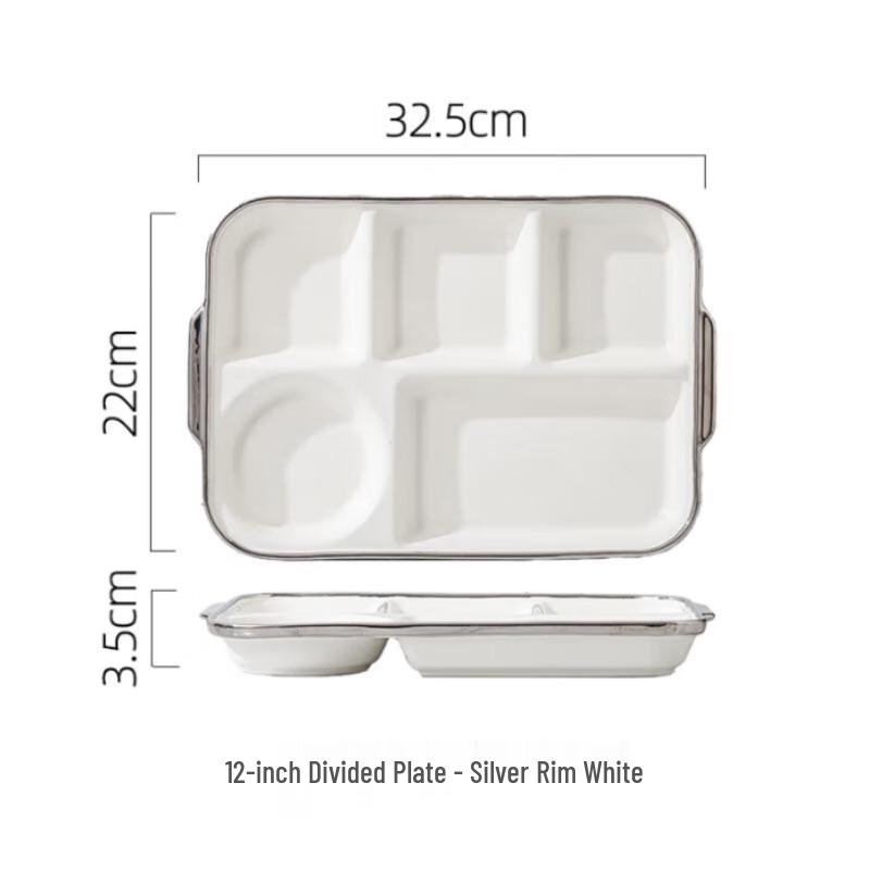 Ceramic Divided Meal Plate