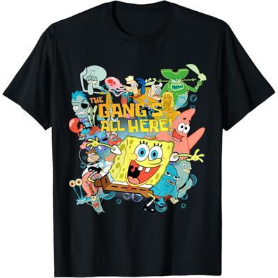 Spongebob Squarepants The Gangs All Here! T-Shirt(1)