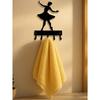 1pc Ballerina Wall Hook Decorative Metal Hooks for Entryway Kitchen Multi-Purpose Storage Holder for Hanging Mugs Towels Keys Bags Coats