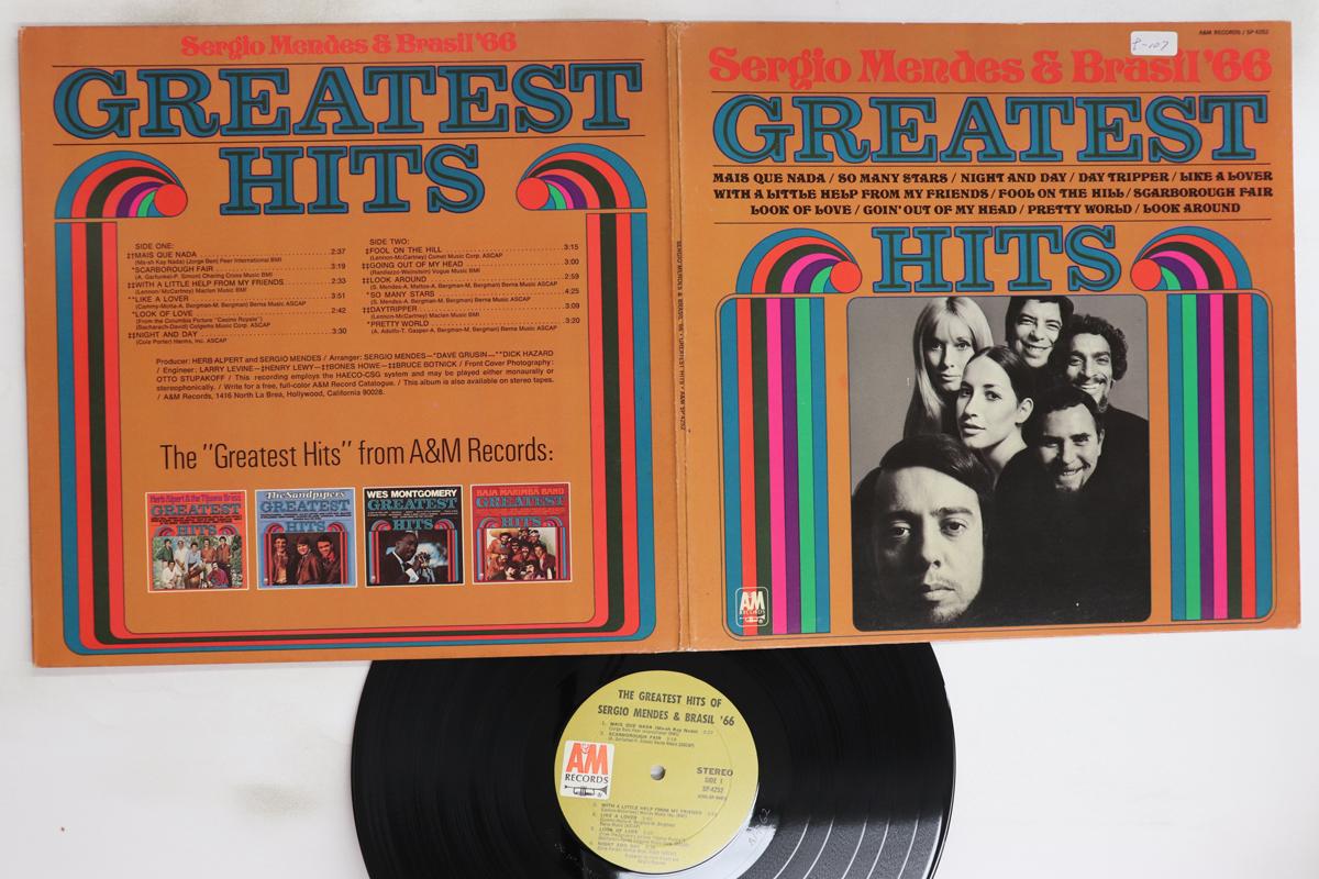 

LP Record SERGIO MENDES & BRASIL 66 - Greatest Hits SP4252 A&M Records 1970 US Latin Used