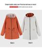 2025 Spring-Autumn Slimming Double-Sided Trench Coat: Waist-Cinching Petite Korean Style, Fashionable and Versatile Women's Outerwear.