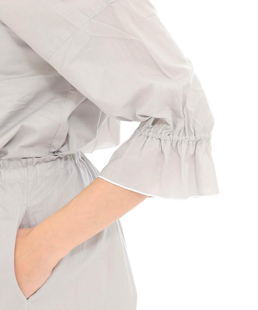 Narue Gray AO Lace Pajama Set Women's (Size 60)