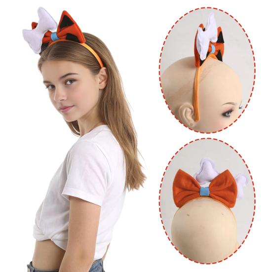 Headband Bow Bone Decoration Lightweight Elastic Stable Fit Headband Halloween Daily Wear Hair