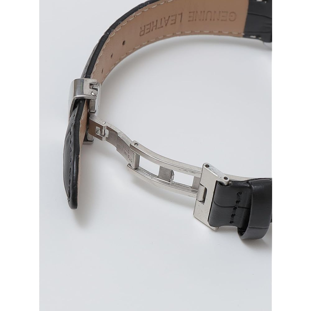 SHIPS Square D-Buckle Watch Men's Silver One Size