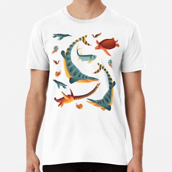 Western Interior Seaway Pattern  S To 5XL Made In the AU/USA T-Shirt