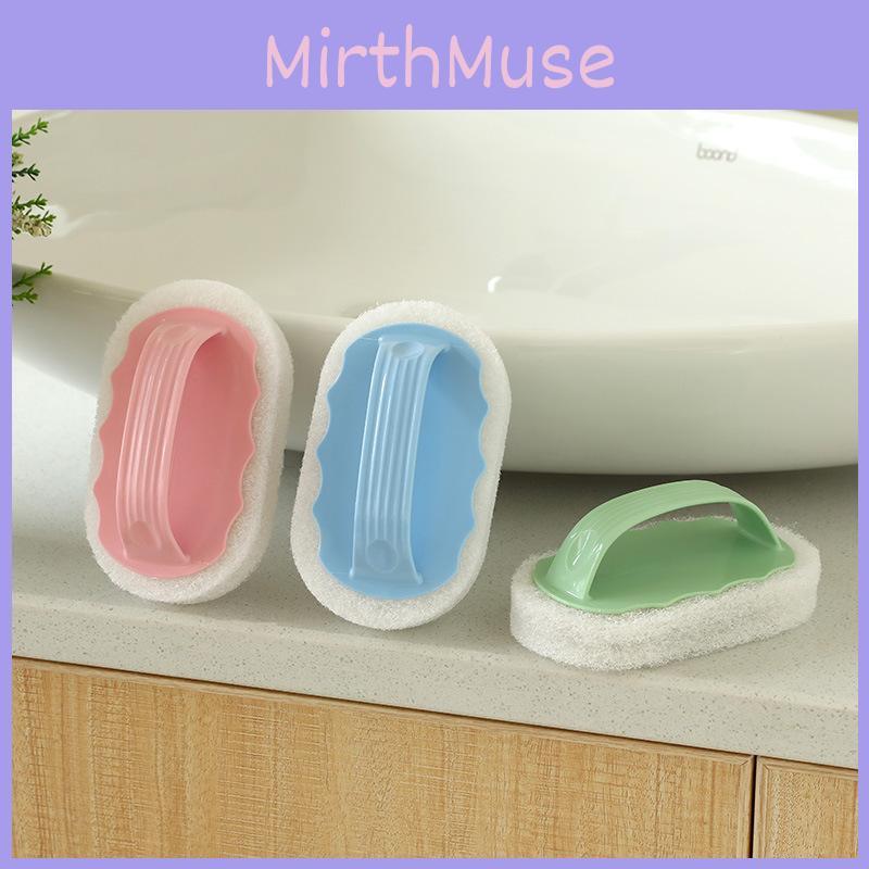 Bathtub Comfort Grip Scrubber With Thick Sponge For Deep Surface Cleaning Tool