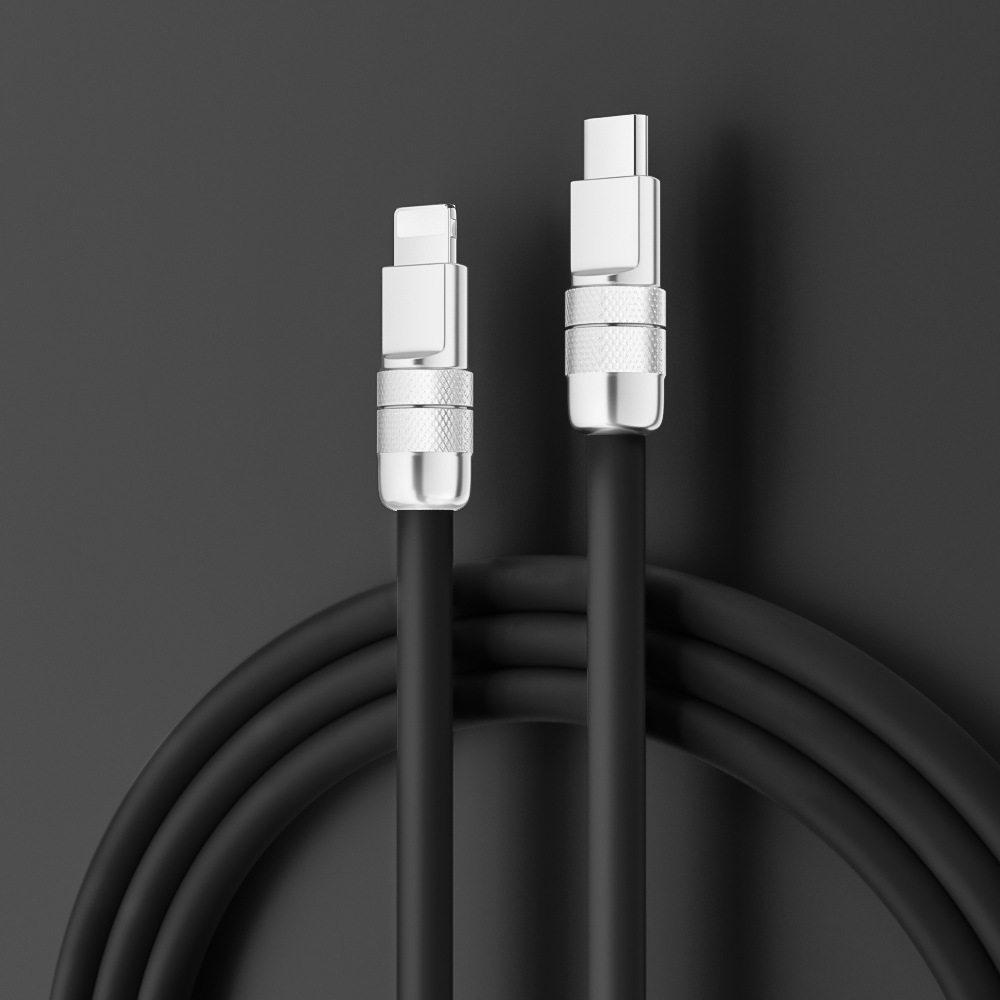240W PD USB-C Liquid Silicone Fast Charging Data Cable Compatible with iPhone 17 for -Customizable