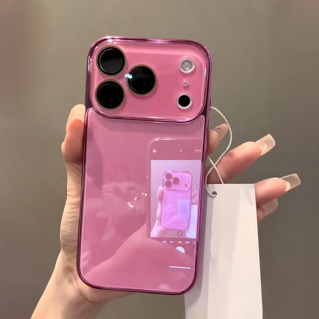 Luxury Tempered Glass Camera Protection Plating Case for iPhone 17 16 15 14 13 12 Pro Max Full Bumper Shockproof Hard Back Cover