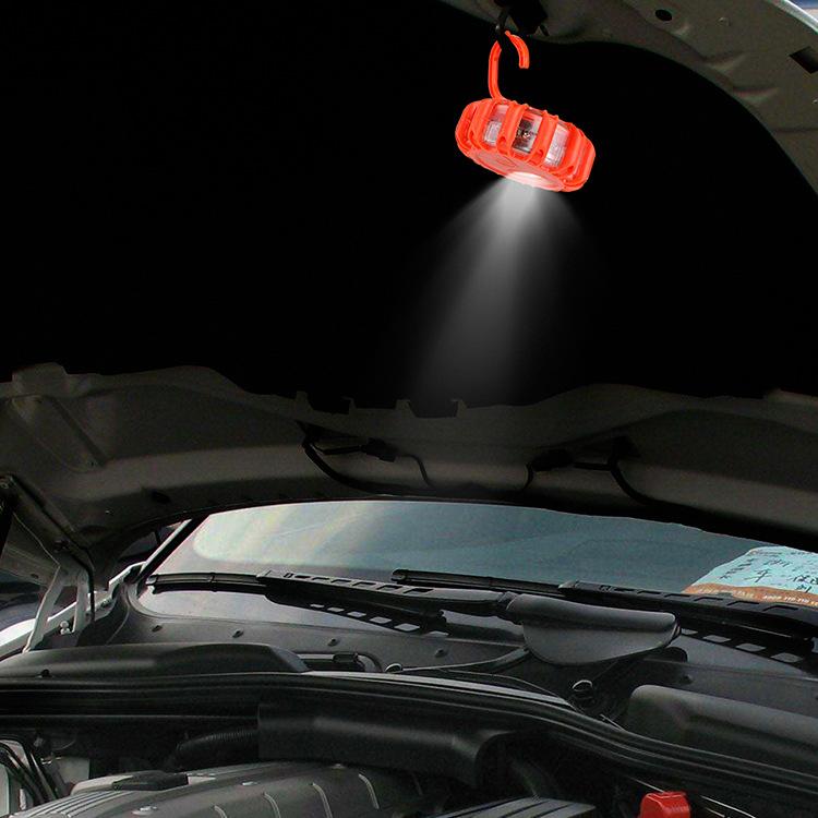 1pc 3pcs Magnetic LED Strobe Warning Light Emergency Road Rescue Safety Flashing Lights Car Roadside Beacon Lamp Flare