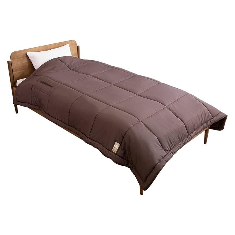 

Hina Warm Wrap Blanket (Marron Brown) Comforter, Cushion, Blanket Bed, Washable, Five-Layer Construction, Warm