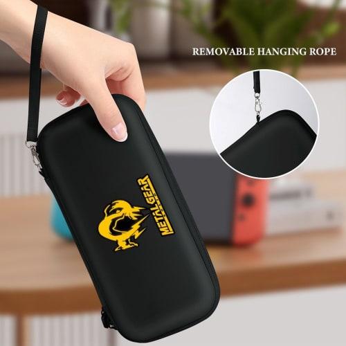 Metal Gear Witch Case for Switch/Switch OLED Models, Waterproof, Dustproof, and Dirt-Resistant, Holds 15 Game Cards, Shockproof, and Includes Storage