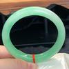 Myanmar Natural Light Green Jade Bracelet - Ice-Waxy Texture